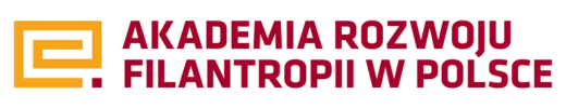 Logo Akademii Rozwoju Filantropii w Polsce